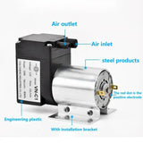 DC 12V 24V 5W 7L/min Dual Purpose Diaphragm Miniature Vacuum Small Negative Pressure Suction Pump