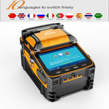 New AI-9 signal light fiber fusion splicer 10 languages freely switch built-in optical power meter and VFL5.0 Mini OTDR A