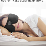 Bluetooth 5.0 3D Sleep Headphones Eye Mask Soft Headset with Ultra-Thin Stereo Speaker Support Handsfree Music Headband