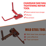 Chainsaw Tightening Repair Metal Bar Rail Closing Tool Adjustable Fit Different Gauge Bars