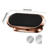 Magnetic Phone Holder 360 Rotatable Mini Strip Shape Stand For Huawei Metal Strong Magnet GPS Car Mount for iPhone 14