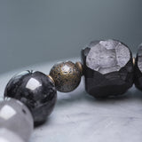Handcrafted Ebony Mix And Match Bead Bracelet