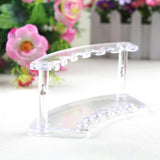 Lightweight Eyeer Display Stand Transparent Stable Eent 6 Positions Pen Holder Makeup Brush Rack