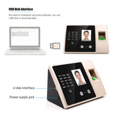 Intelligent Biometric Attendance hine with HD Display Screen Time Clock Support Face Fingerprint Password