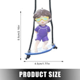 Pendant Decoration Boy Swinging Automotive Interior Hanger Decorations Car Rearview Mirrors