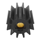 Outboard Water Pump Impeller 3830459 Flexible 12 Blades Copper Neoprene Rubber for Jabsco Rubber + Copper