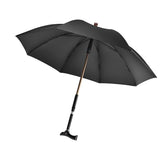 2-in-1 Rain Walking Rod Umbrella For Elderly