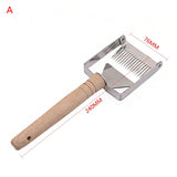 Beekeeping Equipment Uncapping Scraper Honey Honeycomb Scraper Wooden Handle Tool Uncapping Fork Beekeeping