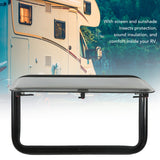Camper 70 Degrees Opening Waterproof 730x430mm RV Push Out Window with Screen Sunshade for Trailers Motorhomes