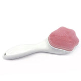 Cute Cat Claw Silicone Face Wash Manual Facial Deep Cleaning Brush Remover Blackhead Pore Exfoliating Tool Home Portable