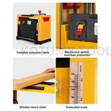 Power Tool Wood DIY Woodworking Planer High-Power Electric Single-Sided Plane