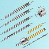 7 Pieces Kit Pen Barrel Trimming System Mill Trimmer Set,Cutting Head Sleeve Adapter Hex Key Wrench