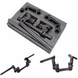 Motorcycle 7/8" 22mm CNC Handlebar Removable Adjustable Steering Handle Bar System 125cc Pit Dirt Bike Motocross Scooter
