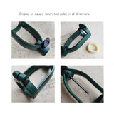 Hand drill modified square tenon machine accessories tenon and tenon chuck eye punch conversion head