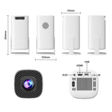 S40 MAX Portable 3D game Projector Android 11 with Two Handle RK3326 1080p BT5.4 Supported 4K Smart Home Theater