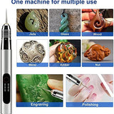 1 Set Electric Engraving Pen SB Rechargeable Mini Grinding Pen Cordless Engraving Tool, A