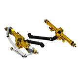For Axial SCX24 1/24 RC Crawler Car Metal Front & Rear Axle Complete Axles With Drive Shaft Upgrade Parts Accessories