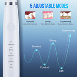 6 in 1 Ultrasonic Dental Electric Toothbrush Whitening Strips Scaler Tartar Remover Sonic Teeth Plaque Cleaner