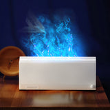 RGB Flame Aroma Diffuser Humidifier 320ML Essential Oils Humidifiers Aromatherapy Purifier Air for Bedroom Office Yoga
