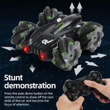 Children's watch remote control drift horizontal double-sided driving four-wheel drive stunt off-road high-speed race toy car