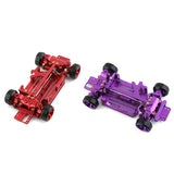 2.4G Metal 1/28 4X4 RC Frame Mosquito Drift Racing Car With Battery Receiver Motor Servo ESC Electronic Equipment