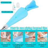 Cake Decorating Mouth Set Baking Supplies Sets Baking Tools Kit 236 Pcs With Three-layer Storage Folding Box Gift