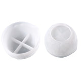 1 Piece Resin Silicone Casting Mould Irregular Moulds Transparent-White For DIY Tea Tray