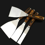 Stainless Steel Putty Knife Paint Tool Plaster Shovel Filling Spatula Wood Handle Cement Shovel Construction Hand Tools
