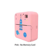 Multifunction Photo Printer Lightweight Cameras Wireless Digital Toy Thermal Printing hine Instant Mini Printers Blue