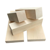 4PCS Basswood Carving Block Natural Soft Wood Carving Block Unfinished Wood Block Carving Portable Wooden Carving Supplies