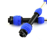 2Pcs Steel Rear Drive Shaft Driveshaft CVD 6852R for 1/10 Slash VXL 2WD Hoss Stampede RC Car,Black