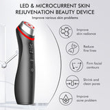 B89B-5-Color LED Light Skin Rejuvenation EMS Microcurrent Vibration Massager - Portable Beauty Device For Home Use