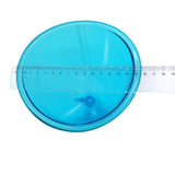 Blue Large 18cm Suction Therapy Machine - Buttock Enlargement & Breast Enhancement Vacuum Cups Set (6pcs)