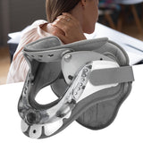 Neck Support Brace Pain Relief Height Adjustable Traction Device for Household Cervical Collar