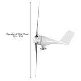 300W Wind Turbines Generator Kit 3 Blade Aerogenerator with Controller Accessory Black 12V