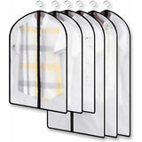 Piece Set Clear Moth Proof Garment Bags Dust Proof Clothes Protector Set Ideal For Wardrobe To Protect Clothes, Shirts And Suits