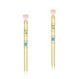 Blue Topaz Earrings