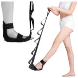Portable Sports Yoga Ligament Stretching Belt Rehabilitation Strap Leg Stretcher Soft Relax Legs Hamstring Foot Pain Relief