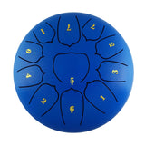 6 inch 11 Tone Steel Tongue Hand Pan Drum Drumstick Percussion Music Instrument Tambourine Yoga Relaxation Glucopon Gift