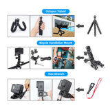 120-in-1 Action Kit Sports Camera Accessories Set with Carrying Case Replacement for GoPro Hero 12/11/10/9