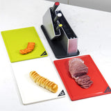 Knife Smart Knives for Kitchen Cutting Boards Set Chopping Board with Holder