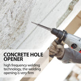 Concrete Saw Kits SDS Plus Shank Wall Hole Cutter Cement Drill Bit Sets(30, 40, 60mm), with 220mm Connecting Rod