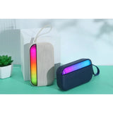 Mini Portable Outdoor Heavy Bass Bluetooth Soundbar Wireless Handsfree Call MP3 Music Player with RGB Light Support TF