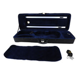 4/4 Violin Case with Hygrometer Oxford Cloth Cotton Lining Oblong Shape Violin Protection Box Portable Violin Case