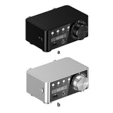 Bluetooth 5.0 Amplifier U-disk TF Card Playback Stereo Digital Sound Amp, Sier, Power Adapter, US Plug