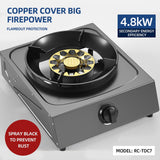 Household Stainless Steel Energy-Saving Gas Single Stove - Desktop for Kitchen Cooking