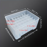 Lure 40 Grid with Dividers Protection Container Case Gear Tackle Box for