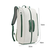 Bag Portable Badminton Sports Tennis Backpack for Beginners Men and Women Travel with Shoes Pocket