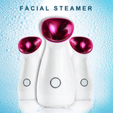 Mist Steaming Hot And Cold Double Spray Sprayer Humidification Face Steamer Home Facial Spa