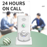 2 Pack Intercoms for Bidirectional Home - Ultra Long Distance Wireless Voice Interphone for Elderly Caller